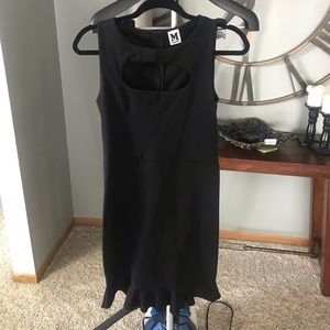 M Missoni Black Cocktail Dress w. Cutout
